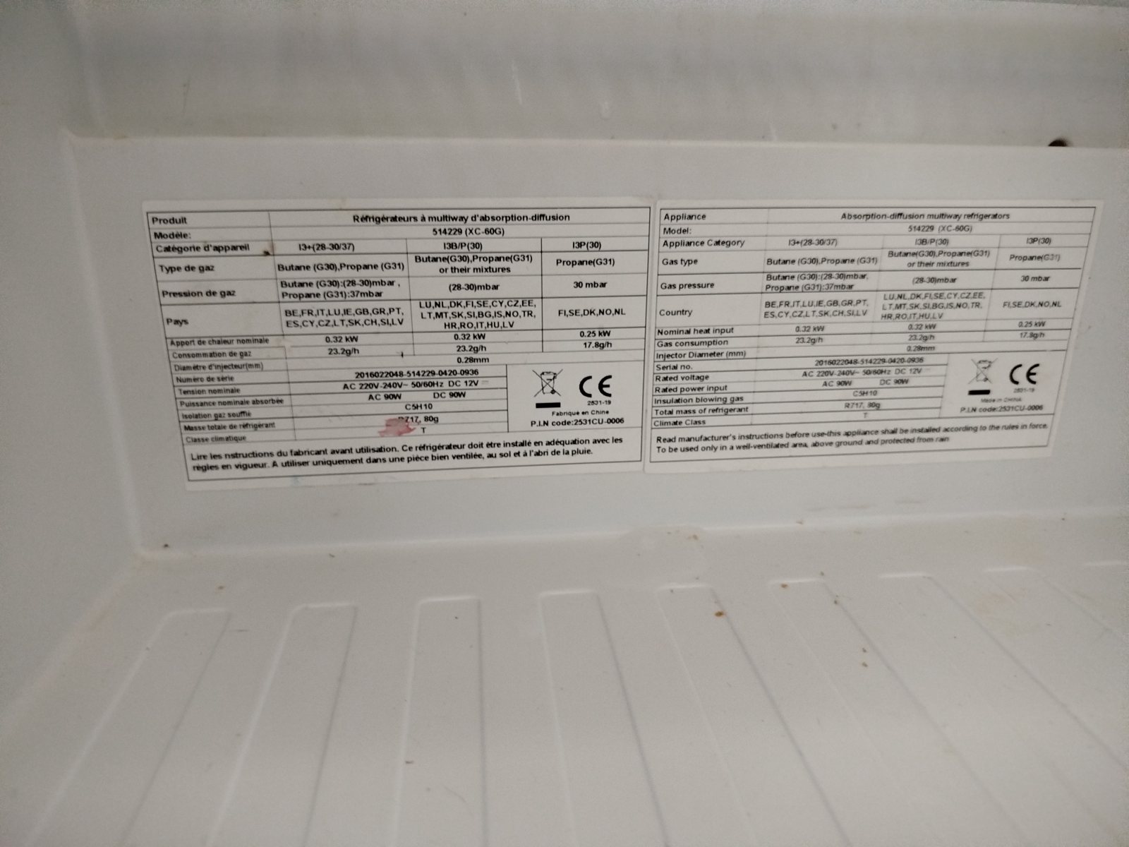 Frigo tri mixte 60 cm — photo 3