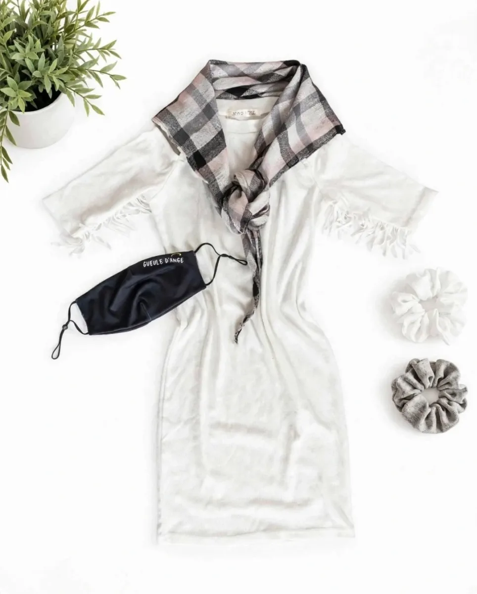 Robe blanche chic fille 10 ans