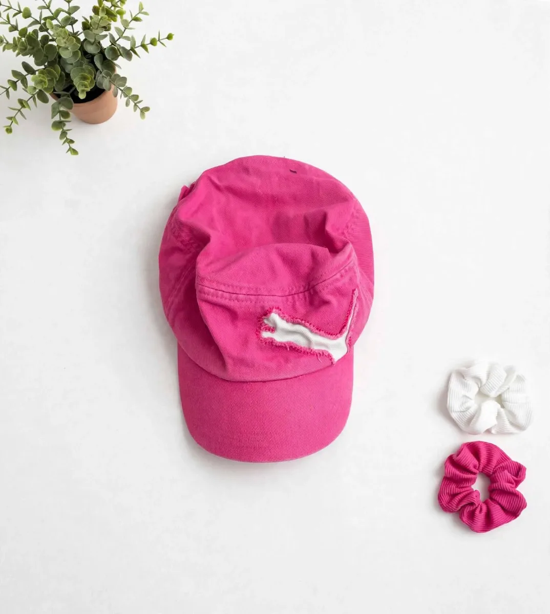 Casquette puma réglable rose blanc enfants Taille universelle — photo 3
