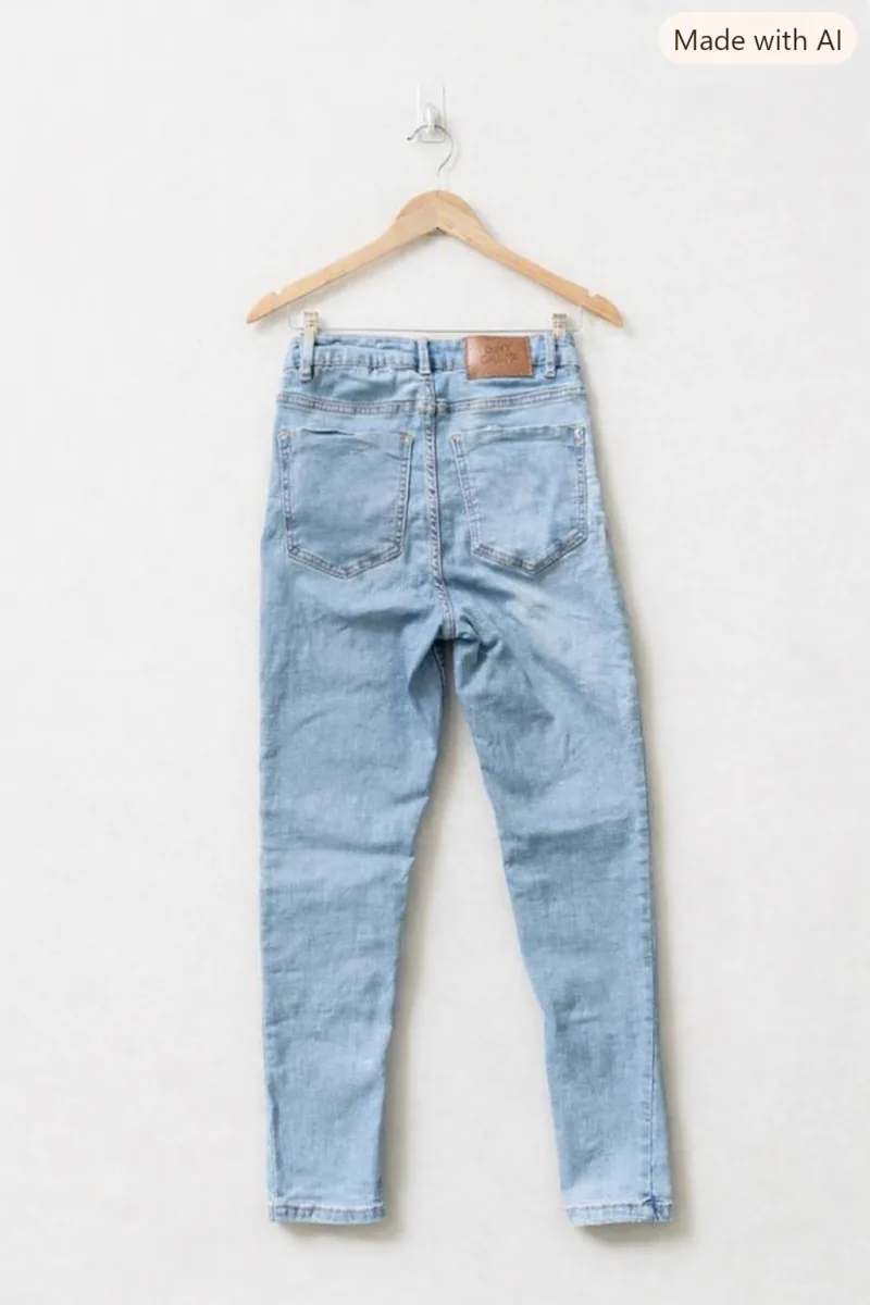 Jeans taille haute femme Taille 34 Jennyfer — photo 2