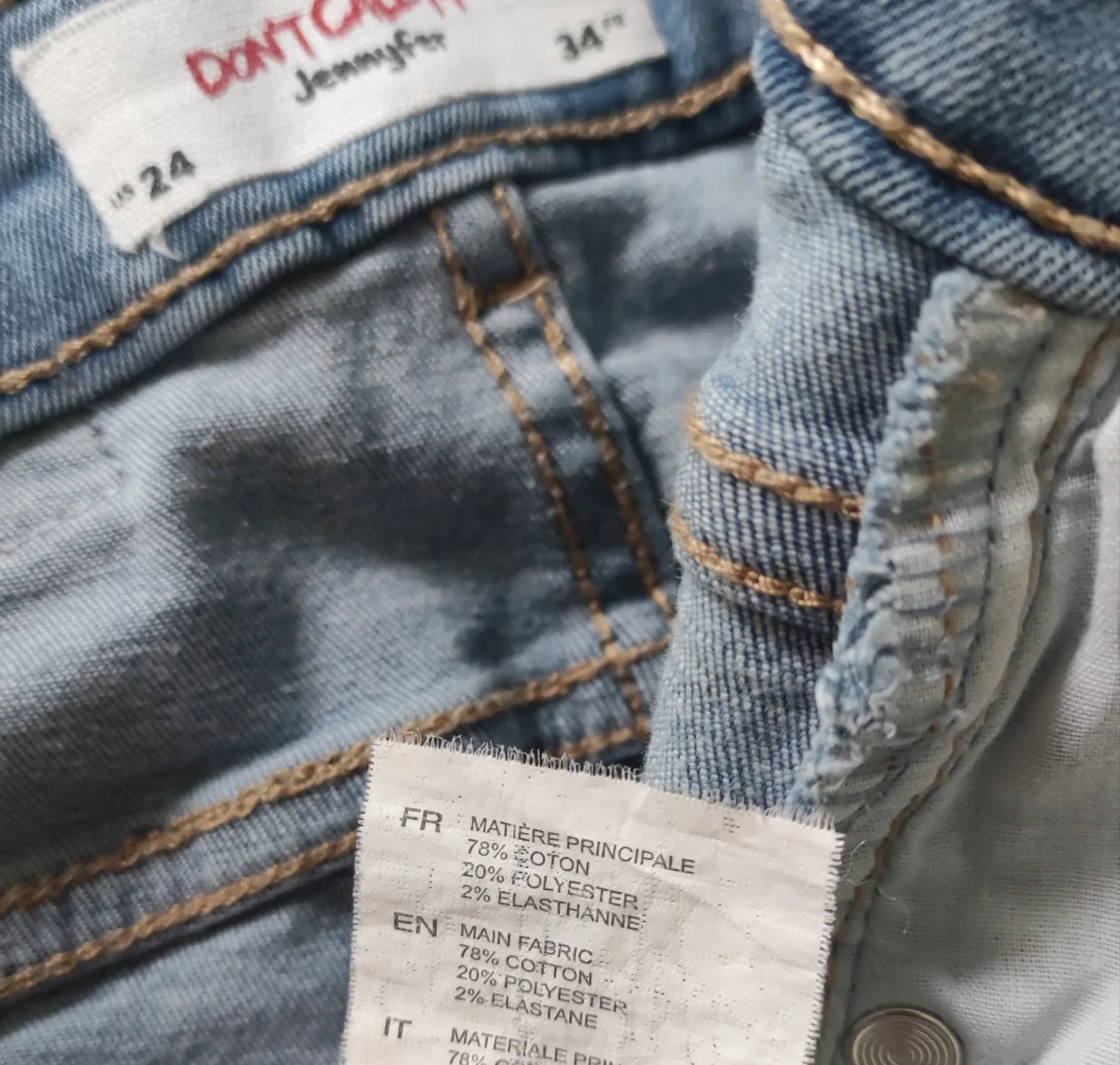 Jeans taille haute femme Taille 34 Jennyfer — photo 3